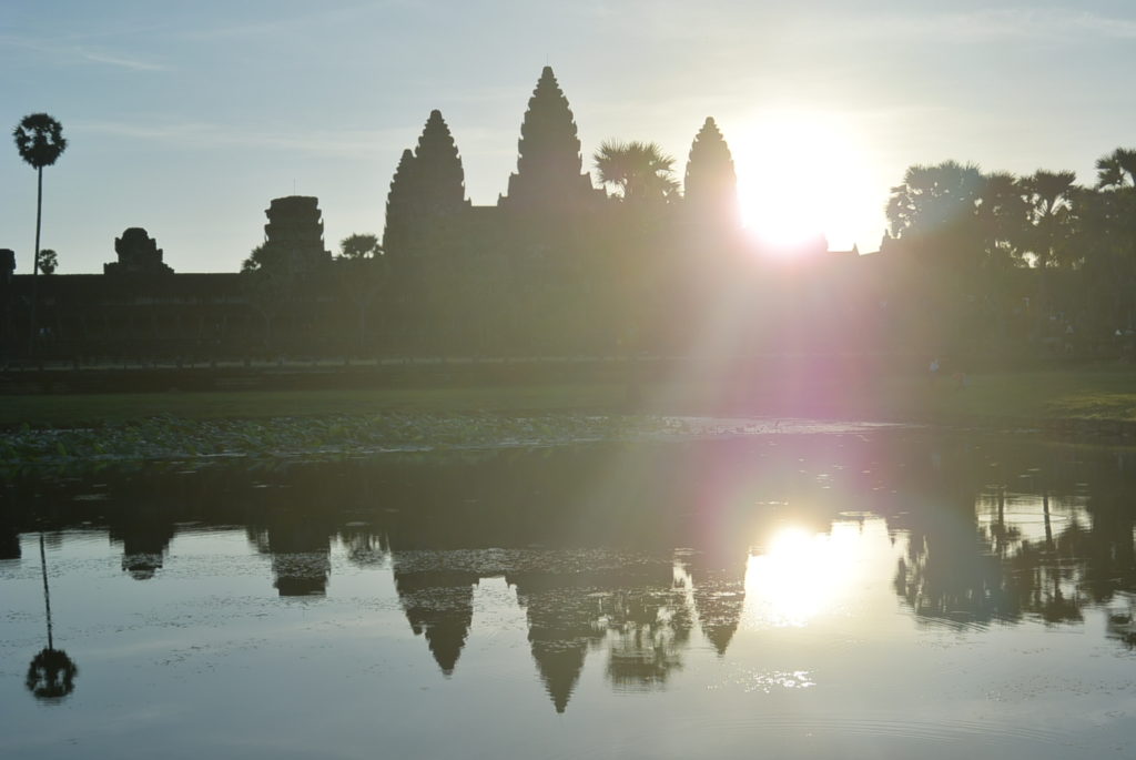 Sonnenaufgang über Ankor Wat