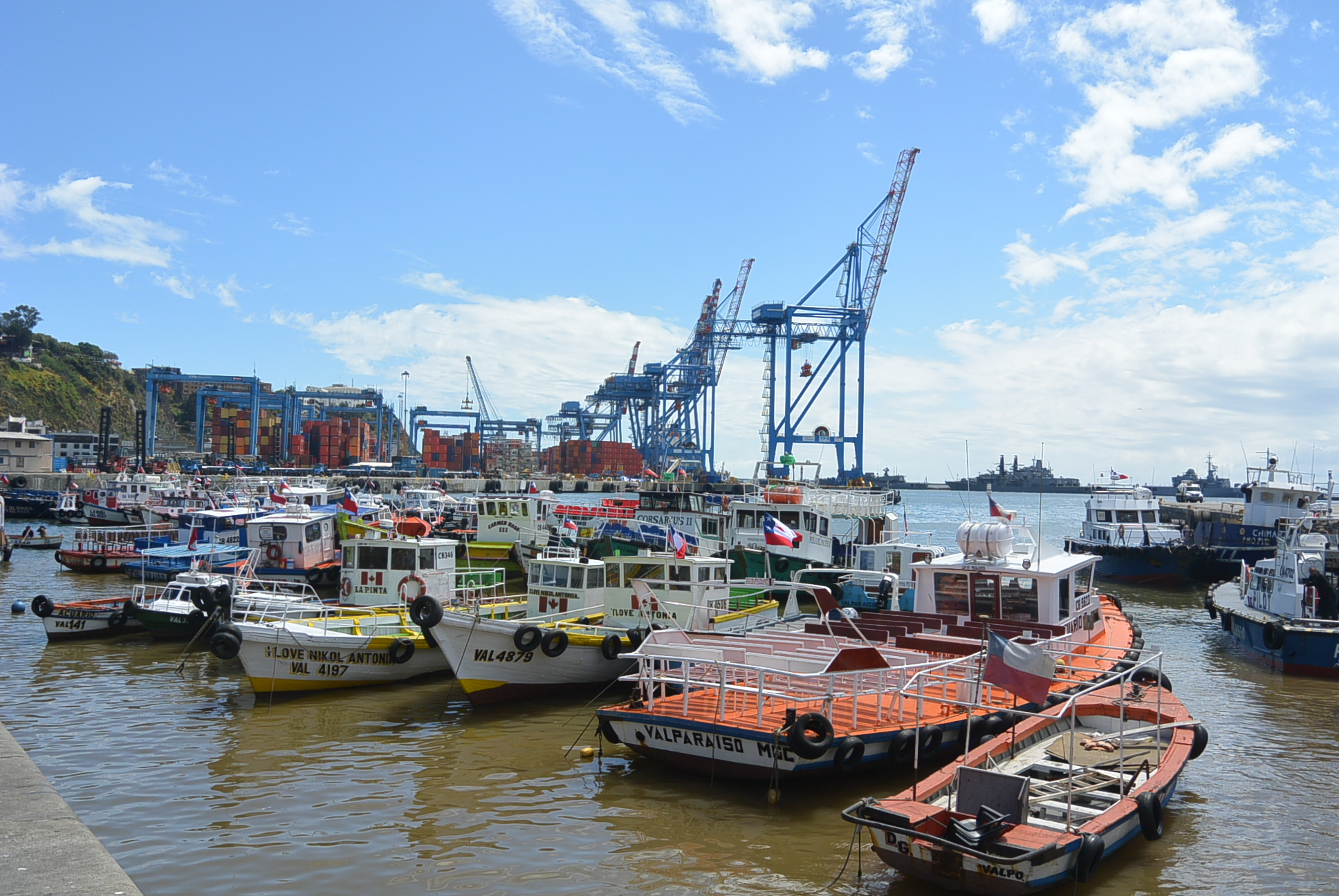 Der Hafen von Valparaíso