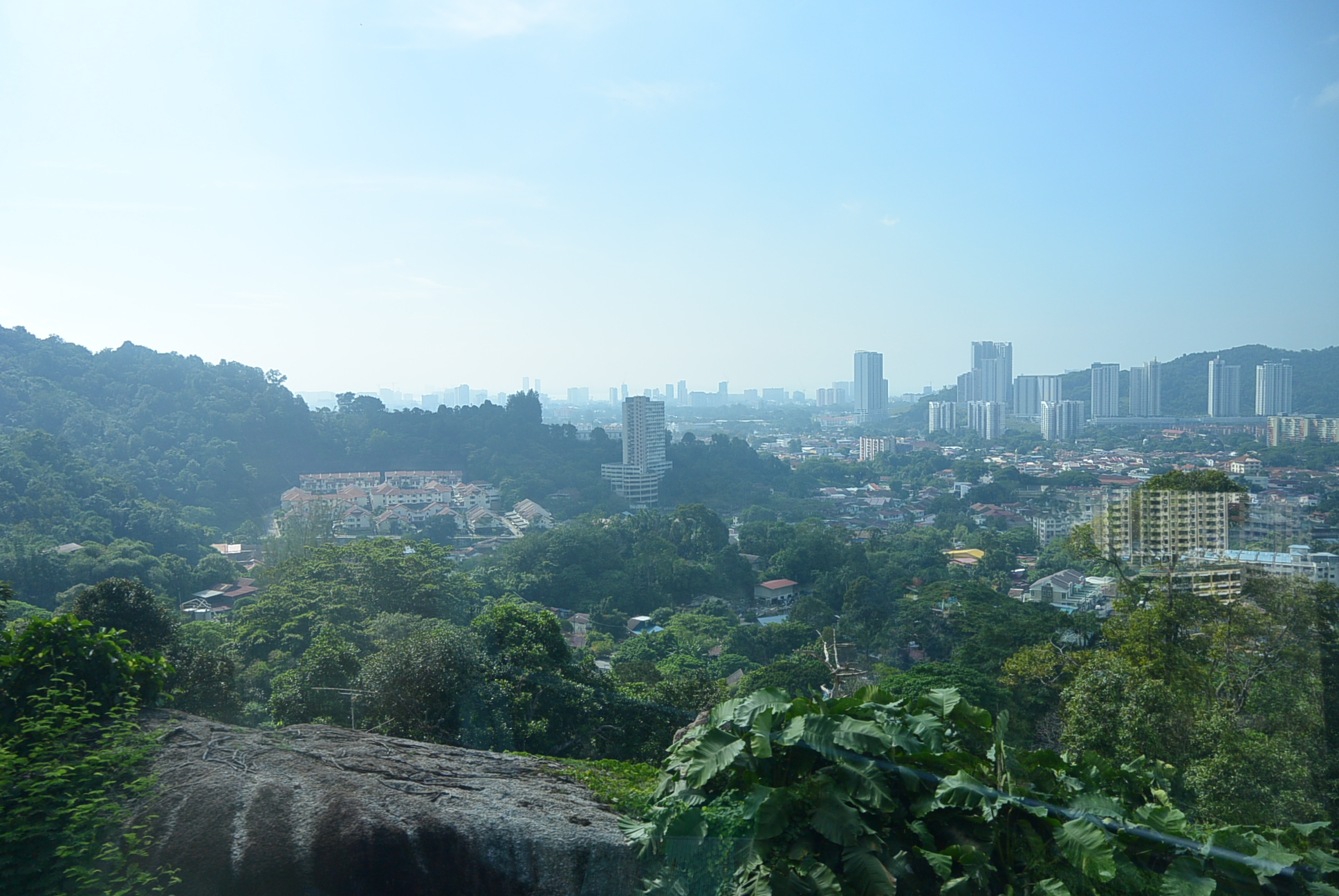 Die Aussicht vom Penang Hill