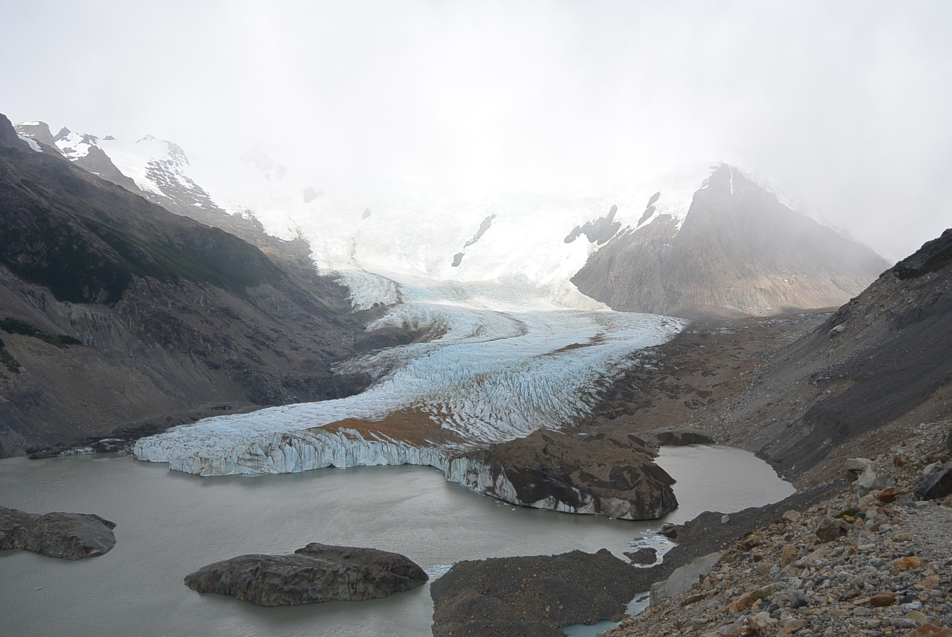 Der Gletscher bei der Laguna Torre