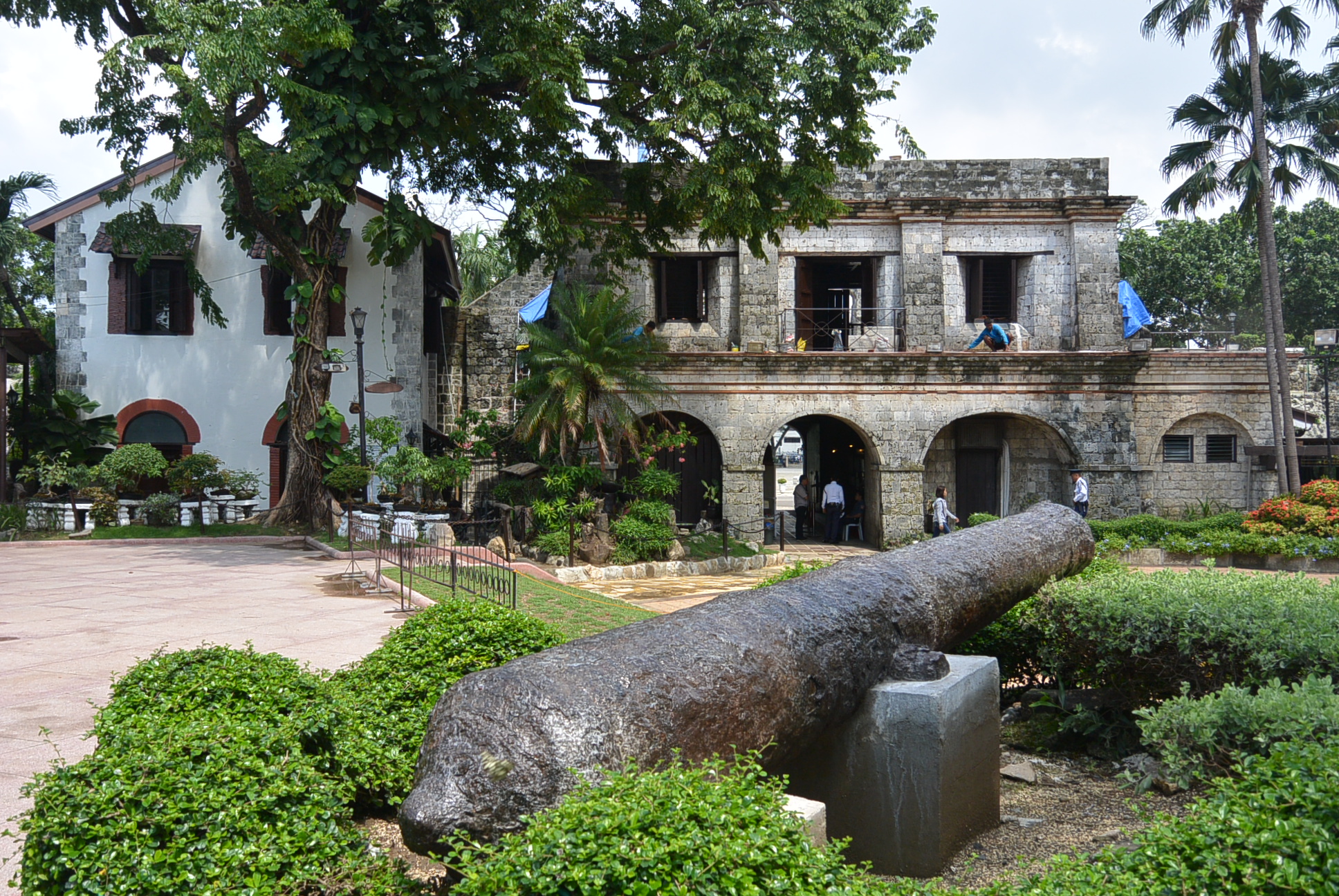 Das Hauptgebäude vom Fort San Pedro