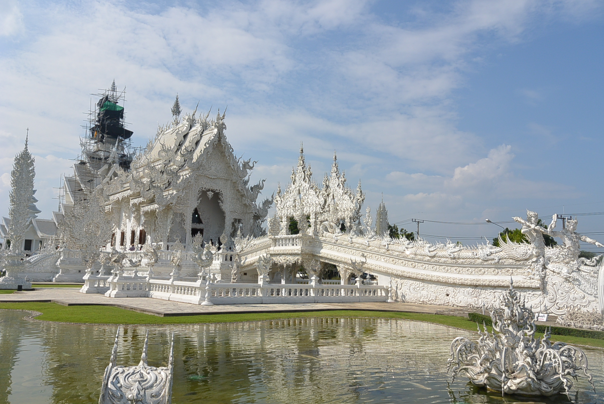 Der weisse Tempel in Chiang Rai