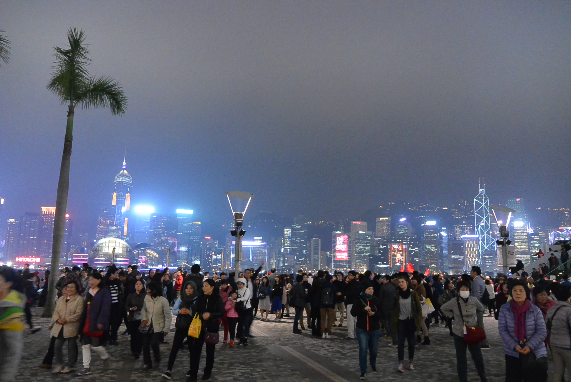 Die Skyline der Hong Kong Island