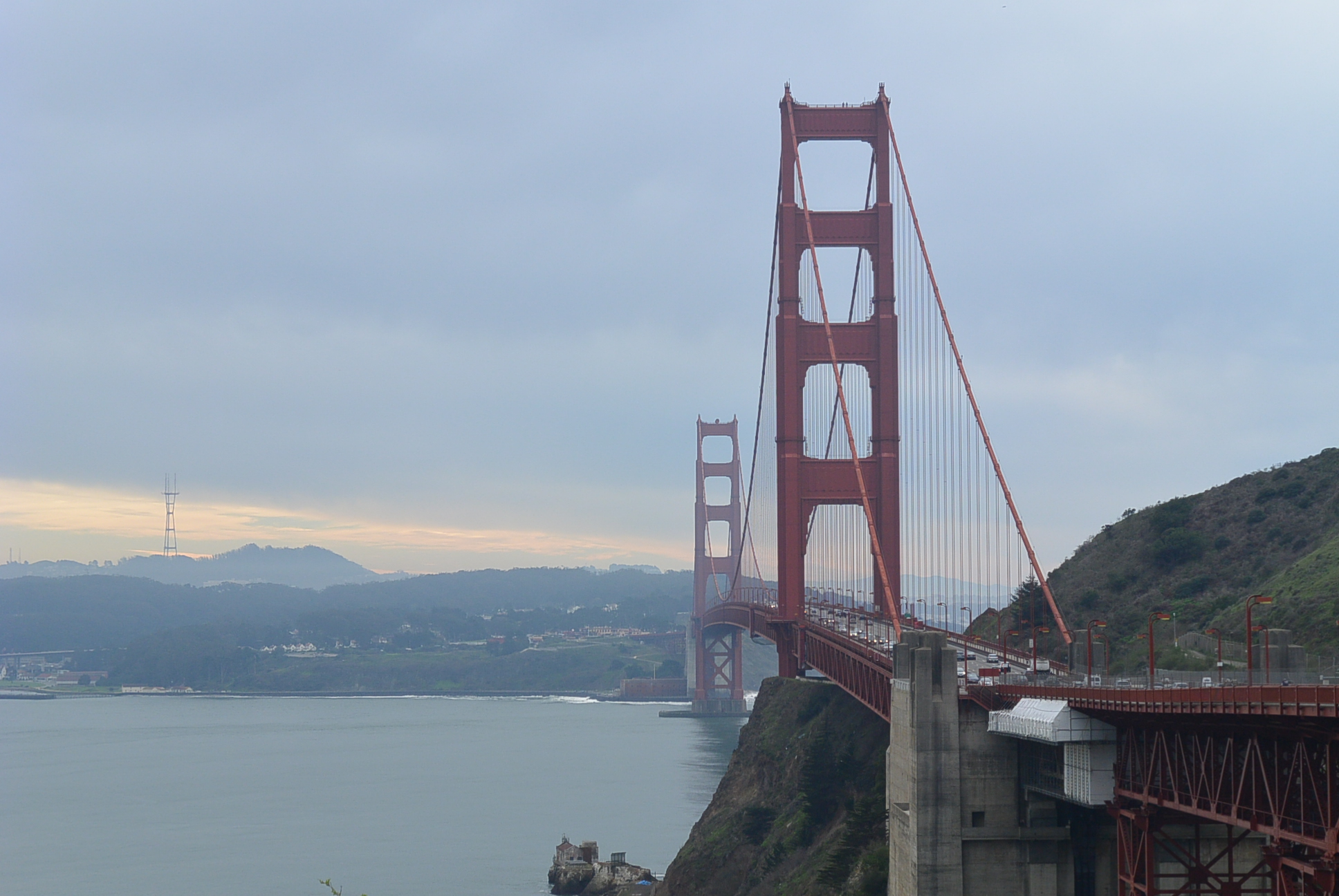 Die Golden Gate Bridge von der anderen Seite