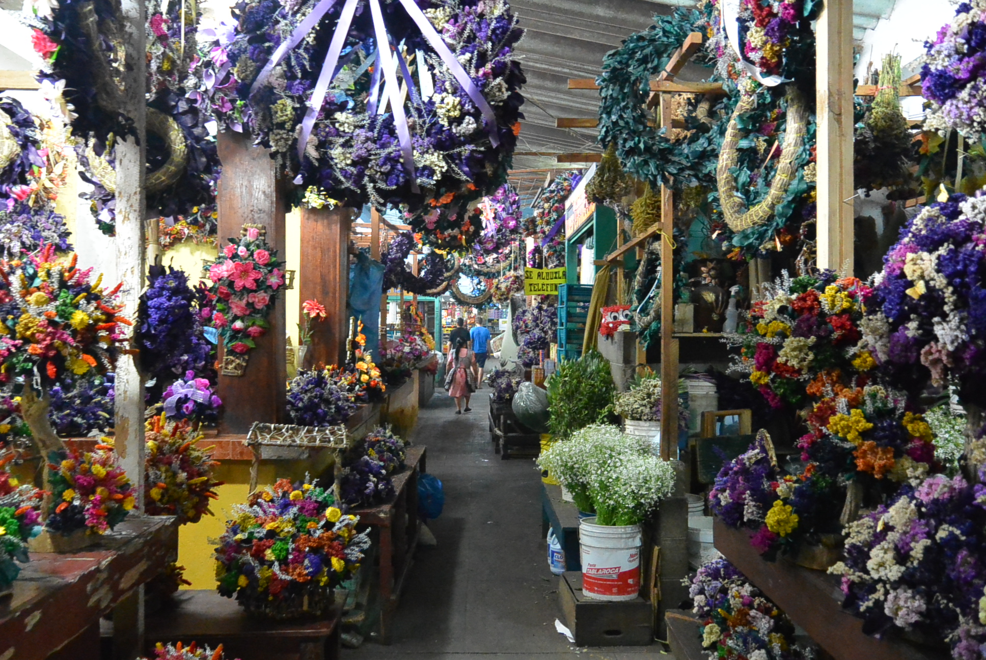 Der Blumenmarkt, ein kleiner Teil des gesamten Marktes